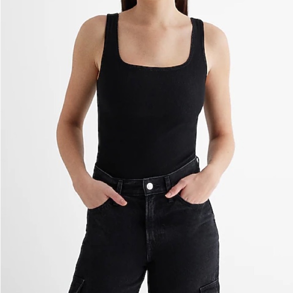 Express Square neck bodysuit Sz L